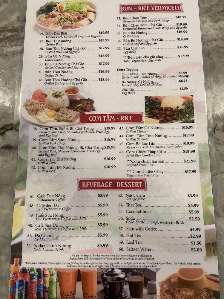 Pho Saigon III Menu image 3